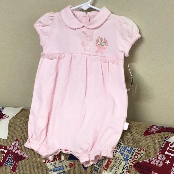 Let’sgo Baby Romper Outfit Pink Size 6M NEW - Picture 2 of 11